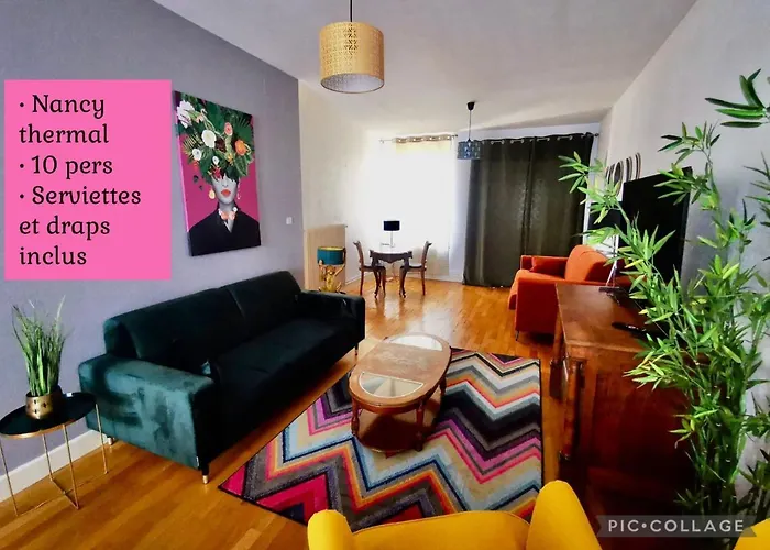 Apartamento Frida- Thermal à 2 Min- 10 Pers - Chez Julie Nancy